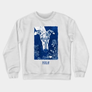 Hola! - Sighthound Crewneck Sweatshirt